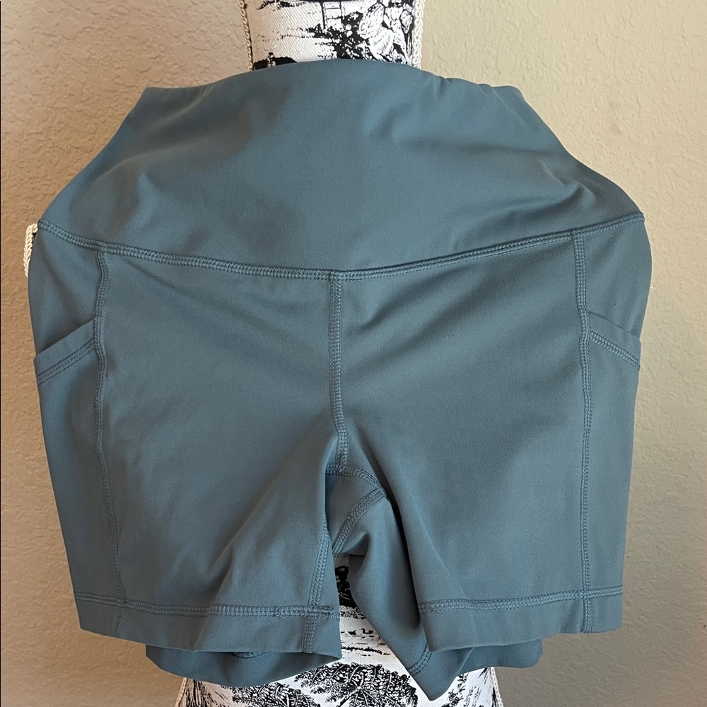 Yogalicious Women's Teal Bike Shorts